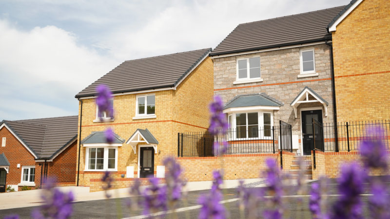 houses at George Manning Way in Gowerton