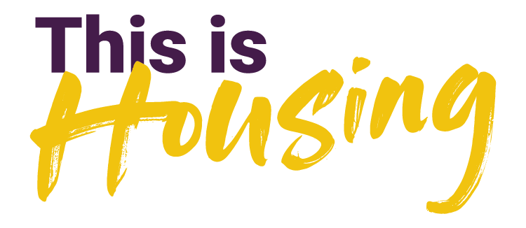 This is housing campaign logo