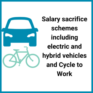 Salary sacrifice schemes including electric and hybrid vehicles and Cycle to Work